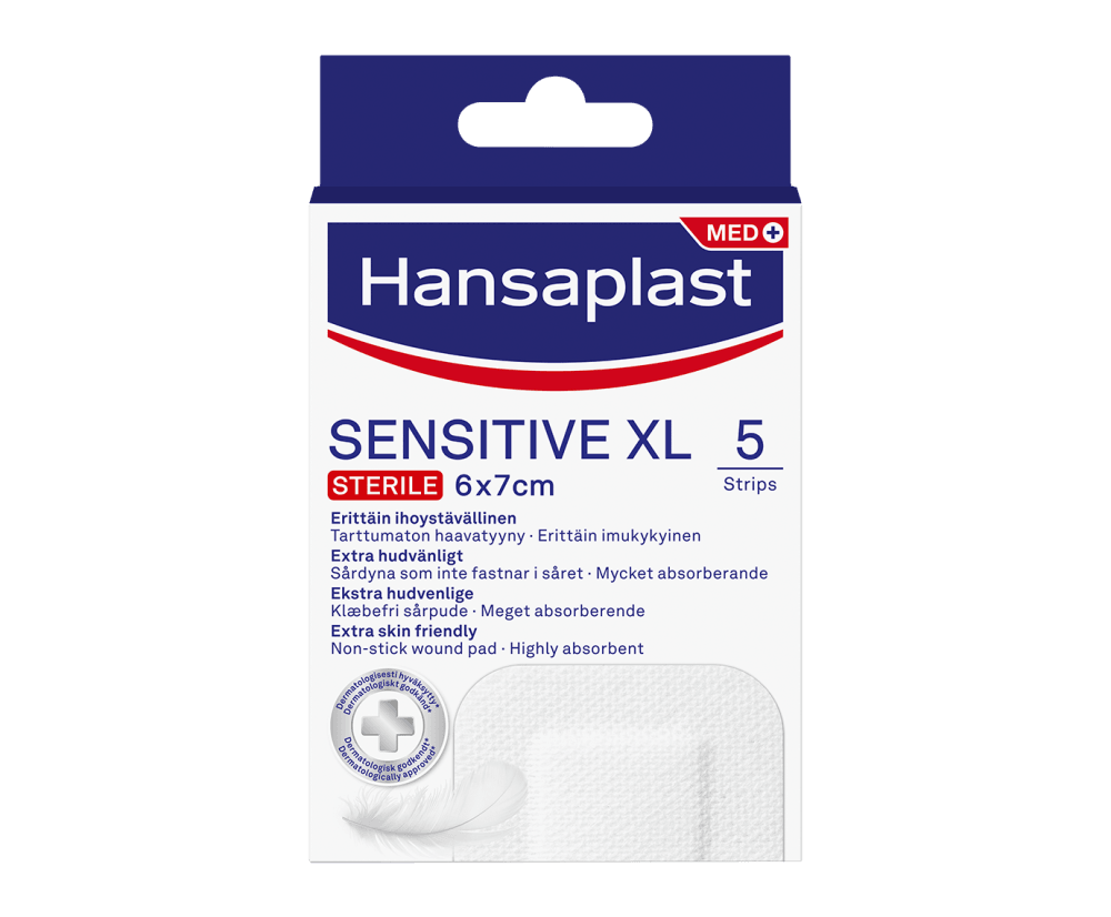 Hansaplast Sensitive Xl 6 X 7Cm - Apteekki 360 Helsinki - Verkkoapteekki