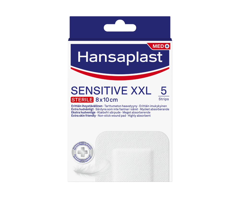Hansaplast Sensitive Xxl 8 X 10Cm - Apteekki 360 Helsinki - Verkkoapteekki