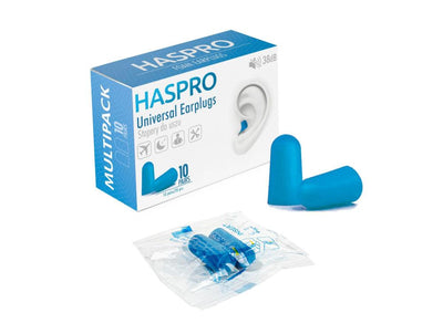 Haspro Universal Korvatulpat Sininen - Apteekki 360 Helsinki - Verkkoapteekki