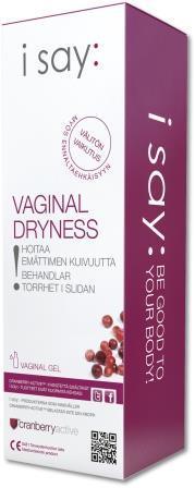 I Say: Vaginal Dryness - Apteekki 360 Helsinki - Verkkoapteekki