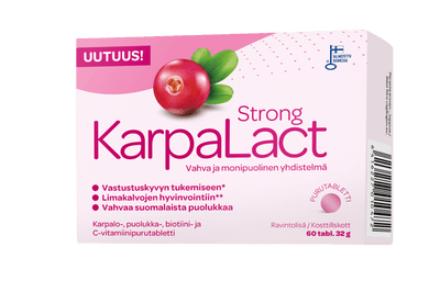 Karpalact Strong Purutabletti - Apteekki 360 Helsinki - Verkkoapteekki