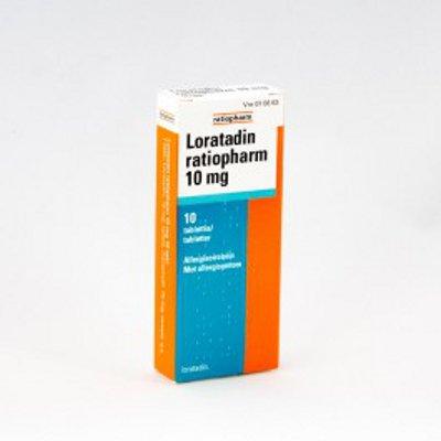 Loratadin Ratiopharm 10 Mg Tabl - Apteekki 360 Helsinki - Verkkoapteekki