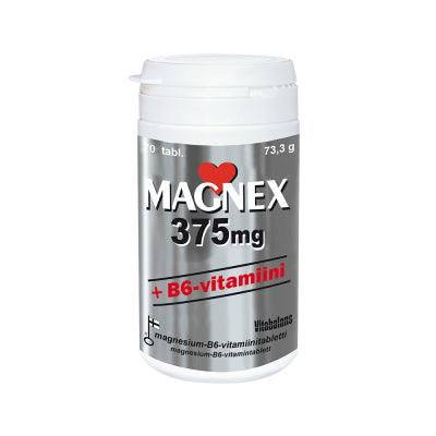 Magnex 375 Mg +B6-Vitamiini - Apteekki 360 Helsinki - Verkkoapteekki