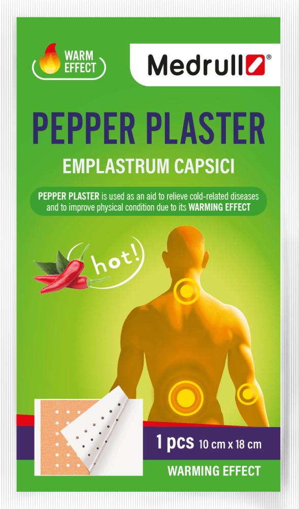 Medrull Pepper Plaster 10X18 Cm Pippurilaastari - Apteekki 360 Helsinki - Verkkoapteekki