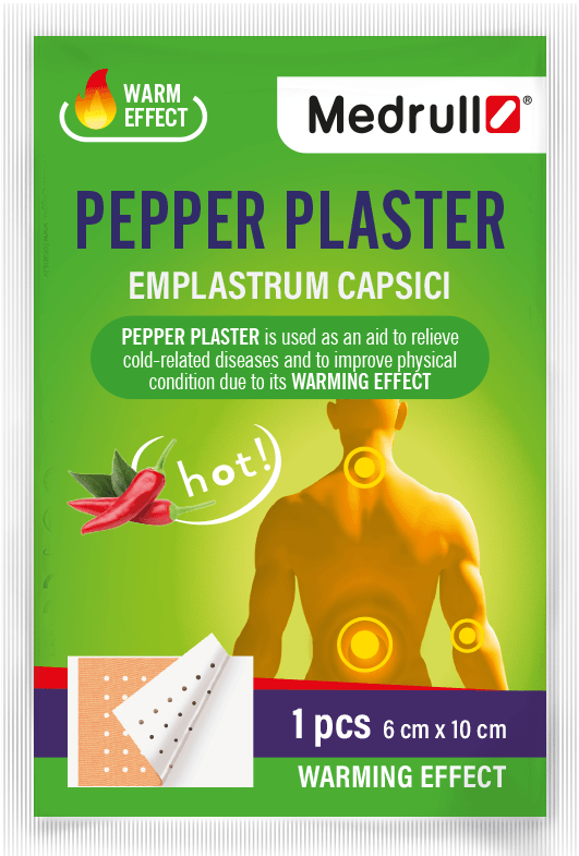Medrull Pepper Plaster 6X10 Cm Pippurilaastari - Apteekki 360 Helsinki - Verkkoapteekki