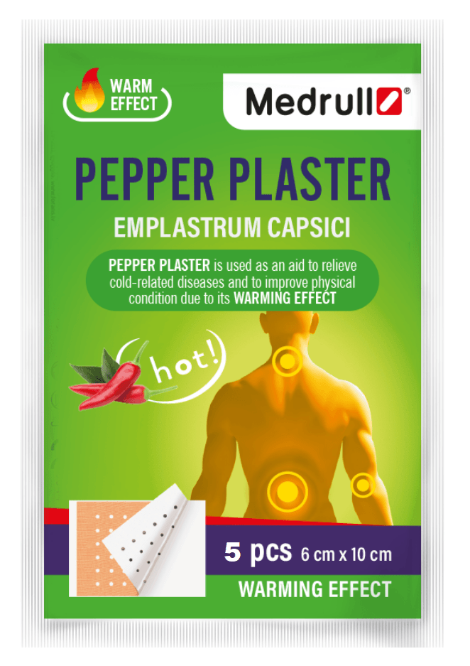 Medrull Pepper Plaster 6X10 Cm Pippurilaastari - Apteekki 360 Helsinki - Verkkoapteekki