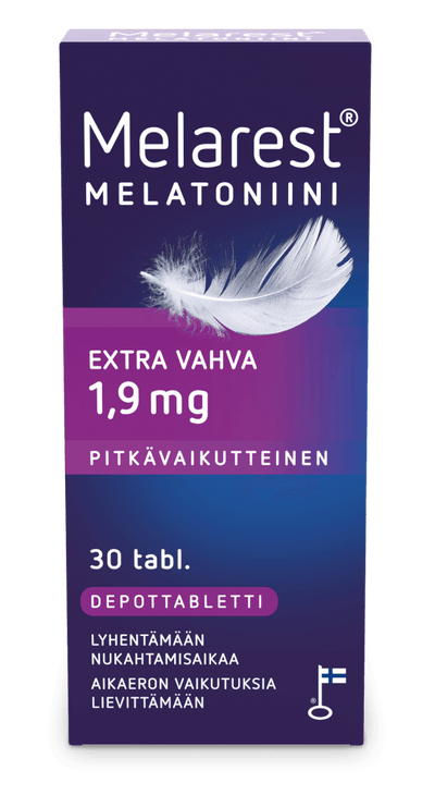 Melarest Melatoniini Pitkävaikutteinen, 1,9 Mg - Apteekki 360 Helsinki - Verkkoapteekki