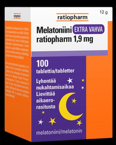Melatoniini Extra Vahva Ratiopharm - Apteekki 360 Helsinki - Verkkoapteekki
