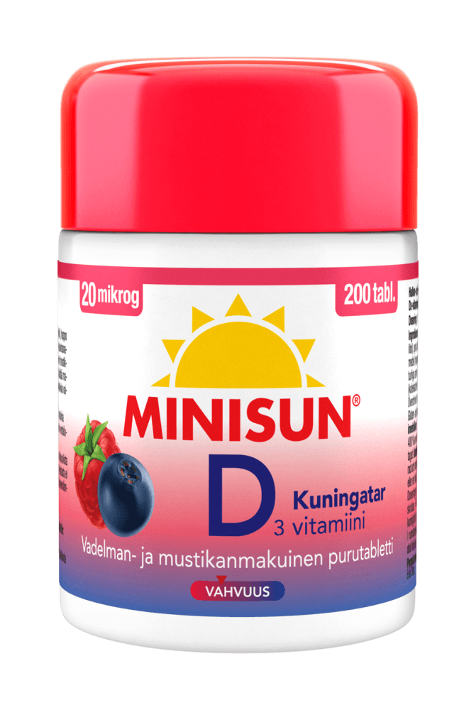 Minisun D-Vit Kuningatar 20 Mikrog - Apteekki 360 Helsinki - Verkkoapteekki