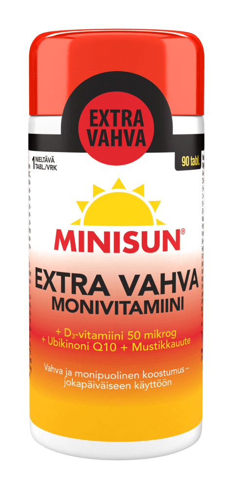 Minisun Monivitamiini Extra Vahva - Apteekki 360 Helsinki - Verkkoapteekki