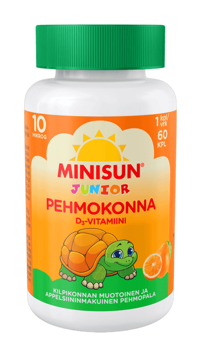 Minisun Pehmokonna 10 Mikrog D-Vitamiini - Apteekki 360 Helsinki - Verkkoapteekki