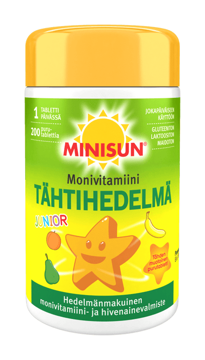 Minisun Tähtihedelmä Monivitamiini - Apteekki 360 Helsinki - Verkkoapteekki