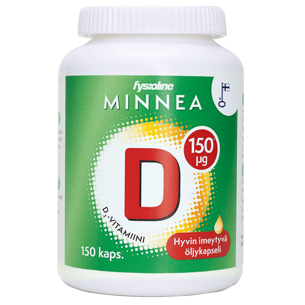 Minnea D-Vitamiini 150 Mikrog - Apteekki 360 Helsinki - Verkkoapteekki