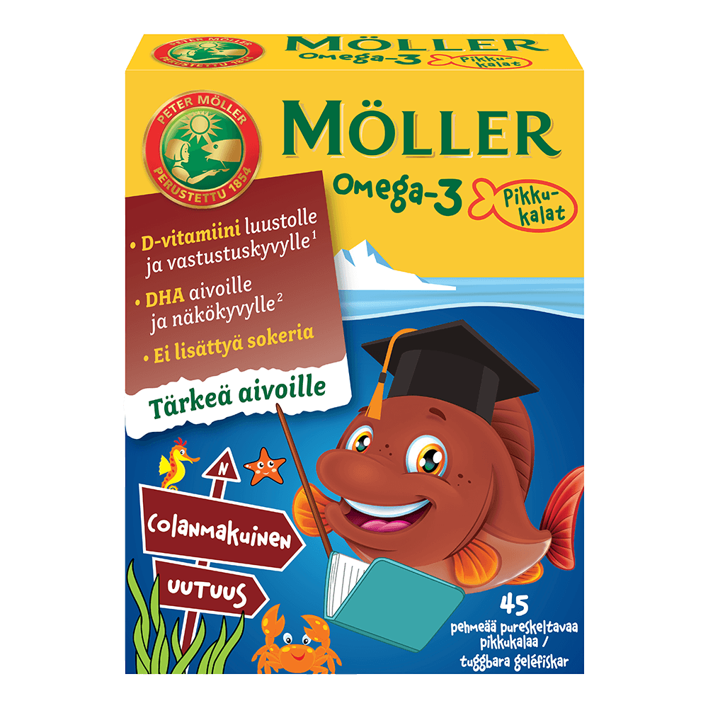 Möller Omega-3 Pikkukalat Colanmakuinen - Apteekki 360 Helsinki - Verkkoapteekki