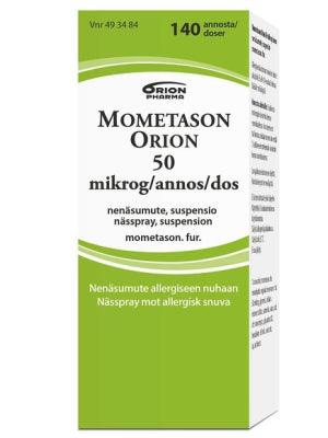 Mometason Orion 0,05 Mg/Annos Nenäsumute, Susp - Apteekki 360 Helsinki - Verkkoapteekki