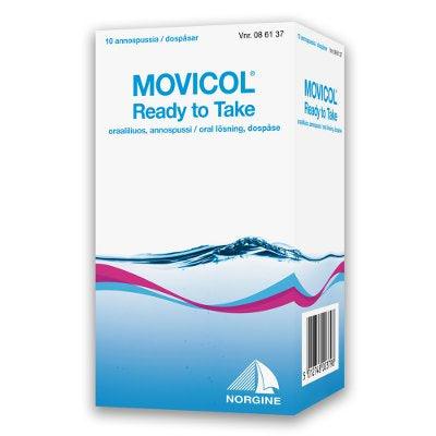 Movicol Ready To Take 50,2 Mg/178,6 Mg/350,8 Mg/13125 Mg Oraaliliuos, Annospussi - Apteekki 360 Helsinki - Verkkoapteekki
