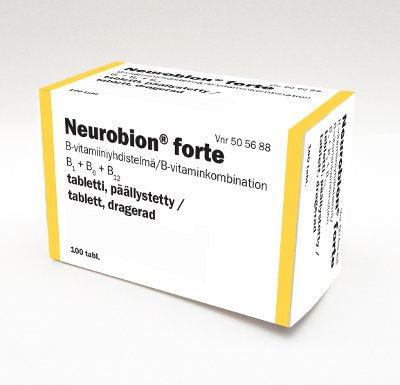 Neurobion Forte 0,2 Mg/100 Mg/200 Mg Tabl, Päällystetty - Apteekki 360 Helsinki - Verkkoapteekki