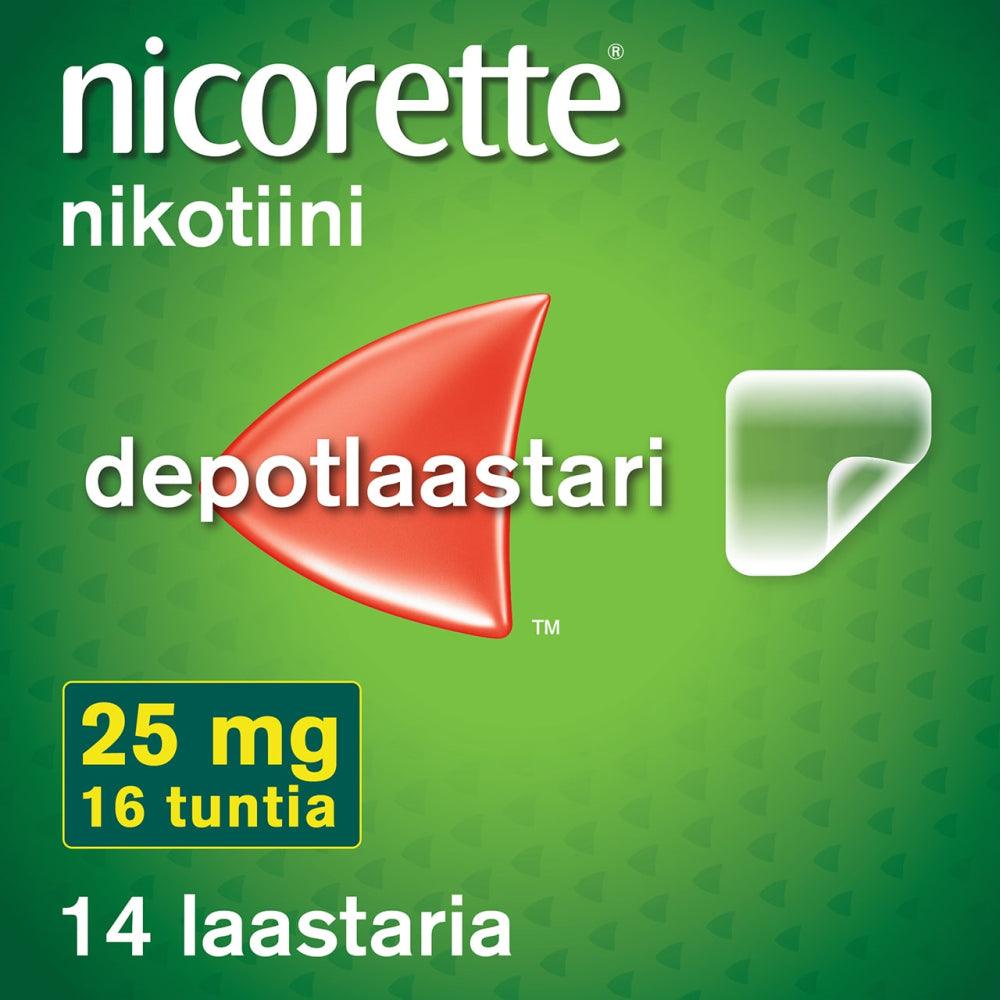 Nicorette 25 Mg/16 Tuntia Depotlaast - Apteekki 360 Helsinki - Verkkoapteekki