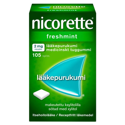 Nicorette Freshmint 2 Mg Lääkepurukumi - Apteekki 360 Helsinki - Verkkoapteekki