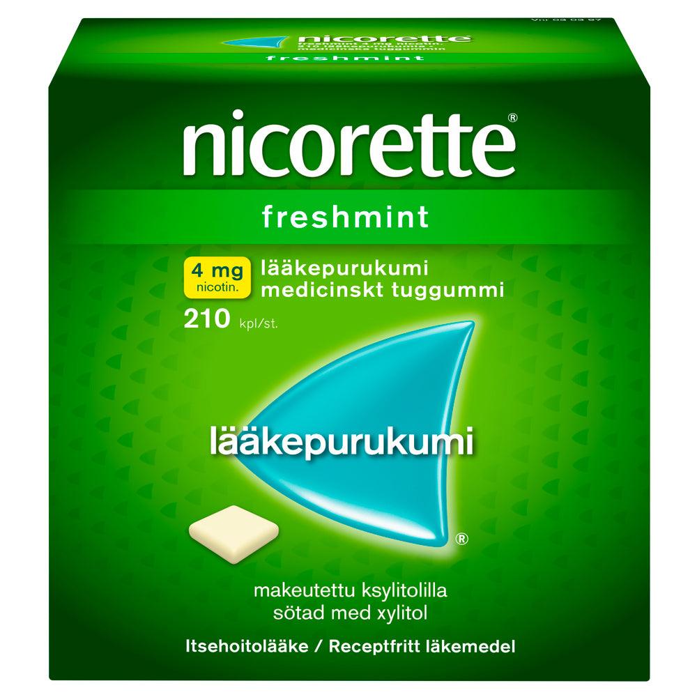 Nicorette Freshmint 4 Mg Lääkepurukumi - Apteekki 360 Helsinki - Verkkoapteekki