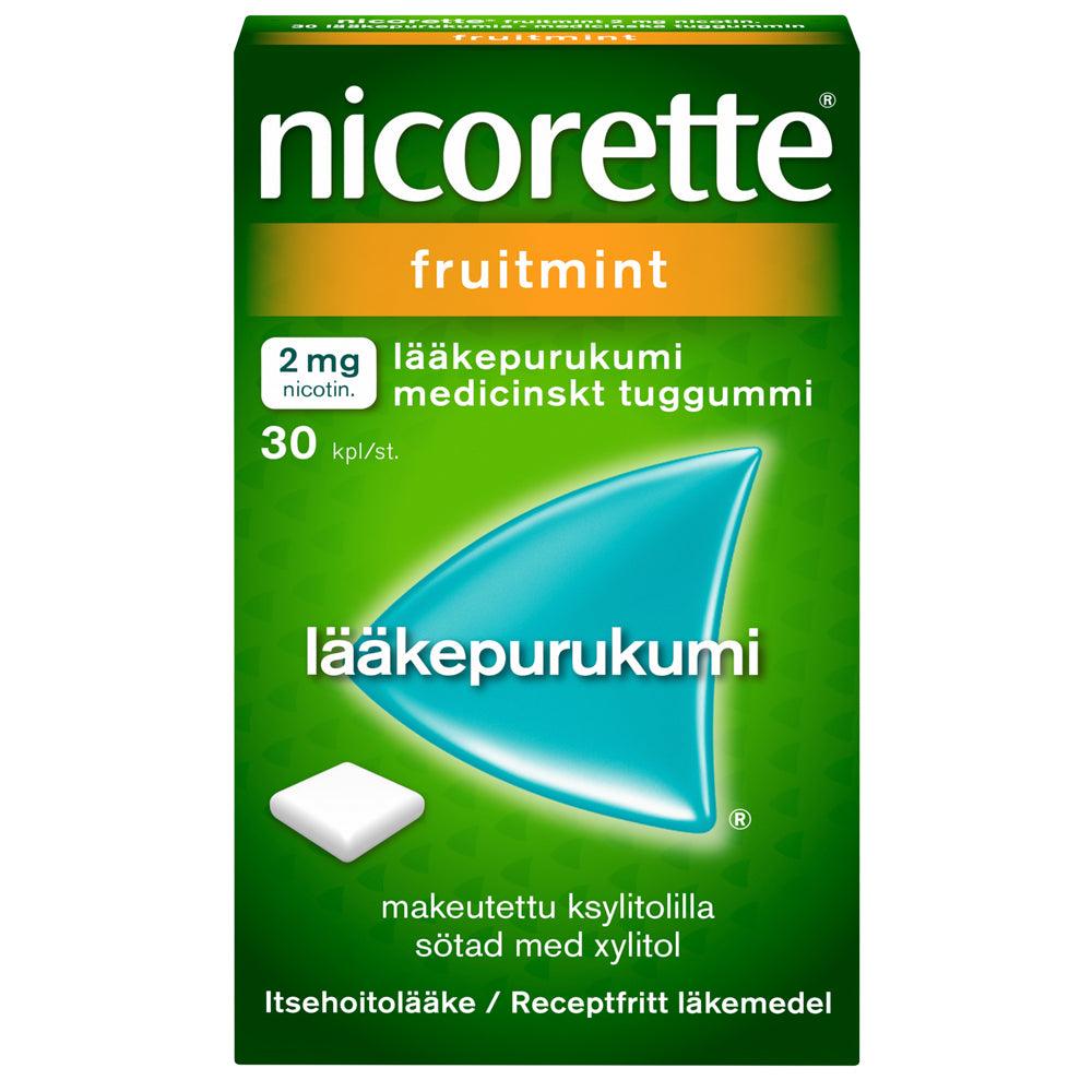 Nicorette Fruitmint 2 Mg Lääkepurukumi - Apteekki 360 Helsinki - Verkkoapteekki