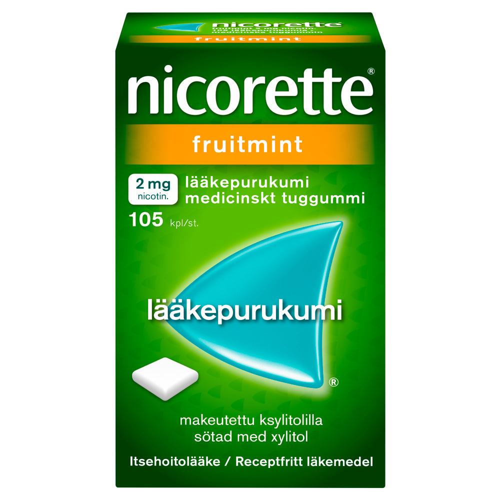 Nicorette Fruitmint 2 Mg Lääkepurukumi - Apteekki 360 Helsinki - Verkkoapteekki