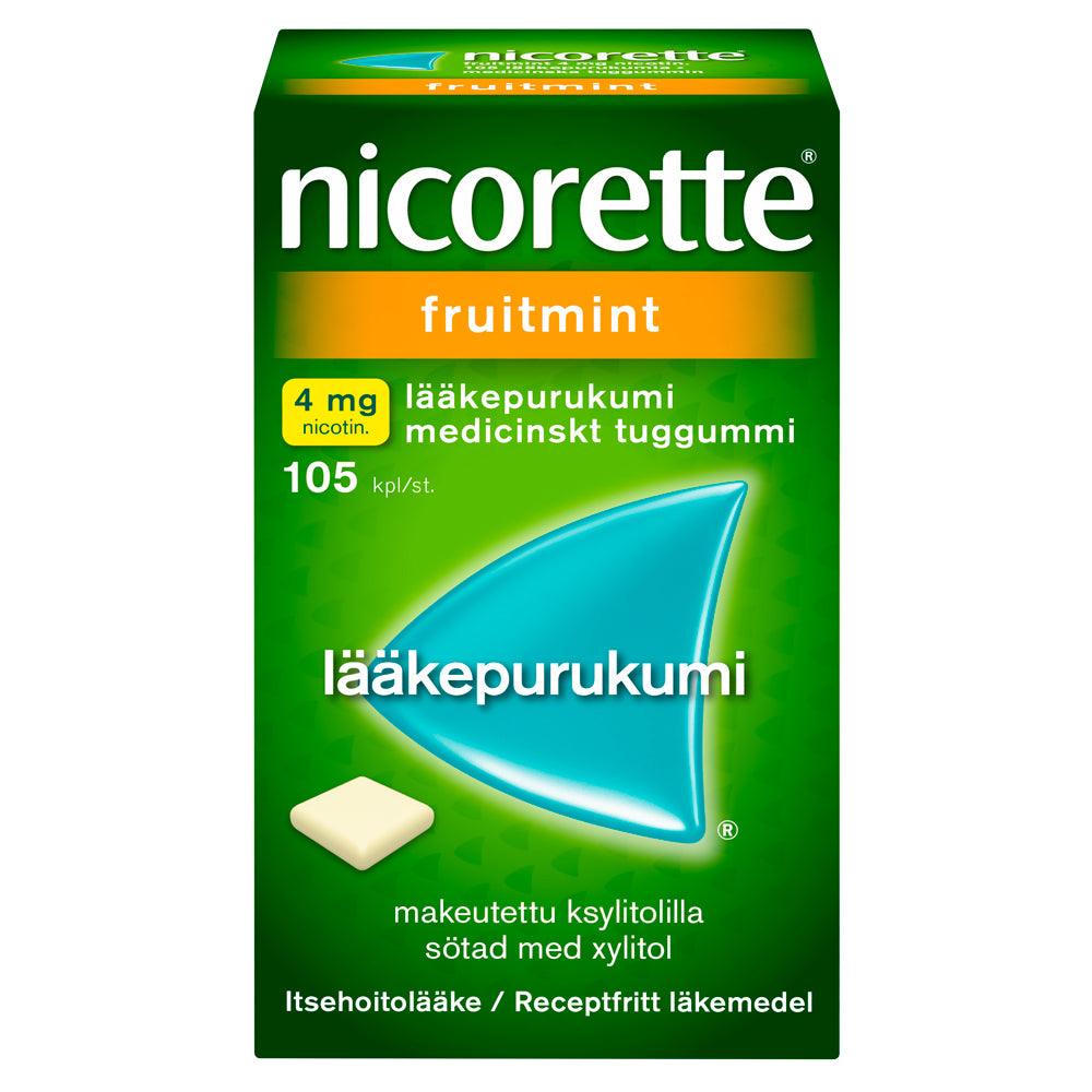 Nicorette Fruitmint 4 Mg Lääkepurukumi - Apteekki 360 Helsinki - Verkkoapteekki