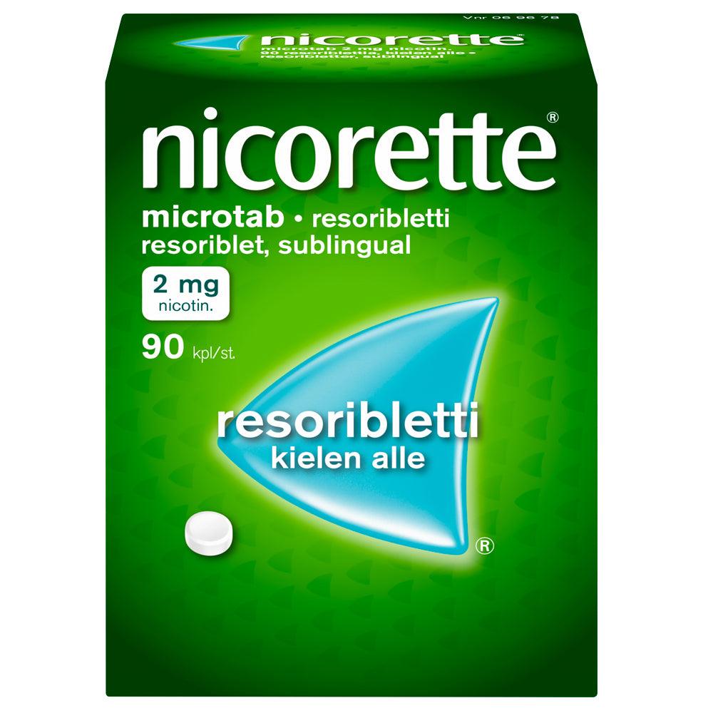 Nicorette Microtab 2 Mg Resoribl - Apteekki 360 Helsinki - Verkkoapteekki