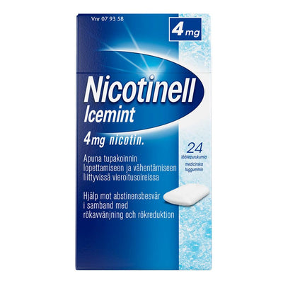 Nicotinell Icemint 4 Mg Lääkepurukumi - Apteekki 360 Helsinki - Verkkoapteekki