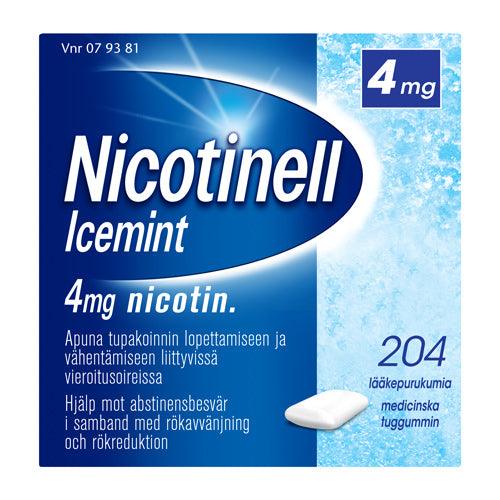 Nicotinell Icemint 4 Mg Lääkepurukumi - Apteekki 360 Helsinki - Verkkoapteekki