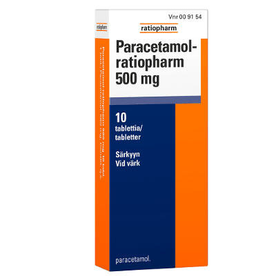 Paracetamol-Ratiopharm 500 Mg Tabl - Apteekki 360 Helsinki - Verkkoapteekki