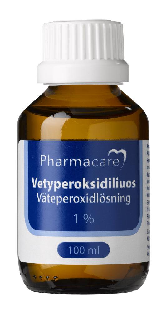 Pharmacare Vetyperoksidiliuos 1% - Apteekki 360 Helsinki - Verkkoapteekki