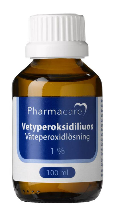 Pharmacare Vetyperoksidiliuos 1% - Apteekki 360 Helsinki - Verkkoapteekki
