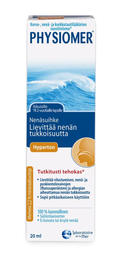 Physiomer Hypertonic Spray - Apteekki 360 Helsinki - Verkkoapteekki