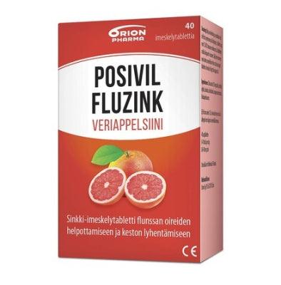 Posivil Fluzink Veriappelsiini - Apteekki 360 Helsinki - Verkkoapteekki