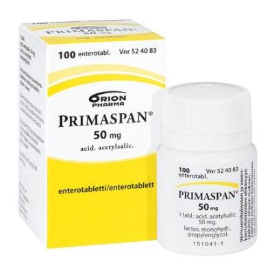 Primaspan 50 Mg Enterotabl - Apteekki 360 Helsinki - Verkkoapteekki