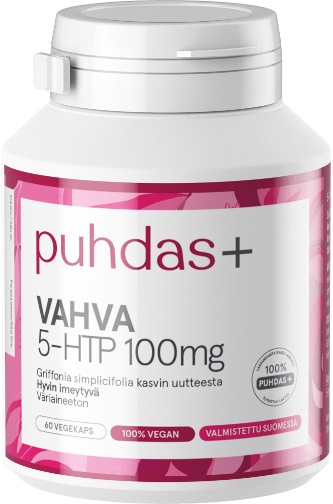 Puhdas+ 5-Htp 100 Mg Vegekaps - Apteekki 360 Helsinki - Verkkoapteekki