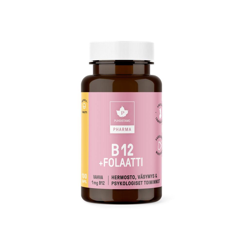 Puhdistamo Pharma B12-Vitamiini - Apteekki 360 Helsinki - Verkkoapteekki