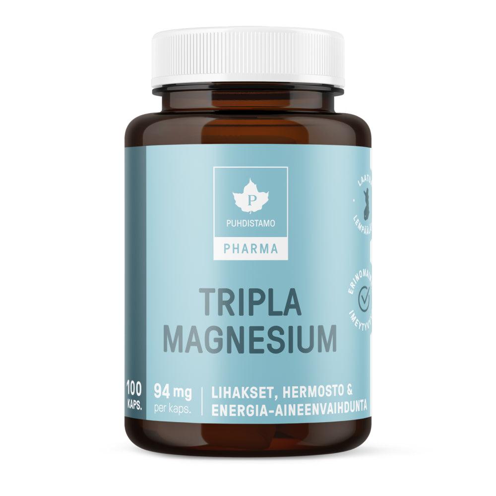 Puhdistamo Pharma Tripla Magnesium - Apteekki 360 Helsinki - Verkkoapteekki