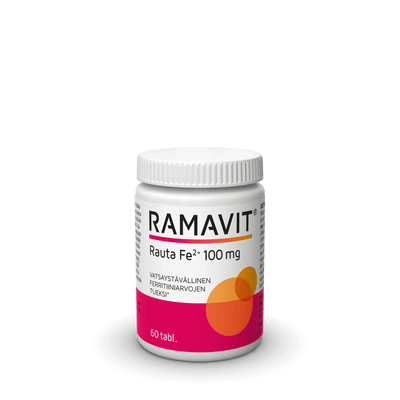 Ramavit Rauta 100 Mg - Apteekki 360 Helsinki - Verkkoapteekki