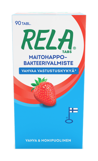 Rela Tabs Uusi Mansikka - Apteekki 360 Helsinki - Verkkoapteekki