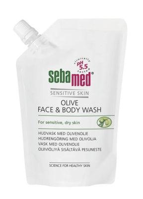 Sebamed Olive Face&Body Wash Pesuneste Täyttöpakkaus - Apteekki 360 Helsinki - Verkkoapteekki