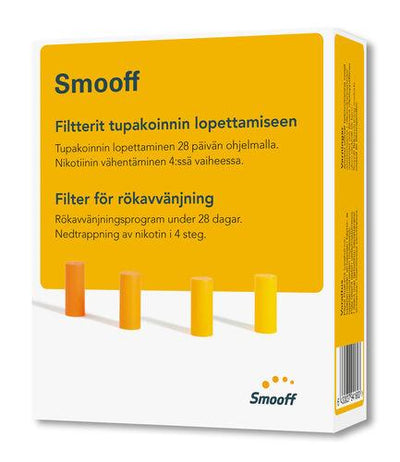Smooff Filtterit Tupakoinnin Lopettamiseen - Apteekki 360 Helsinki - Verkkoapteekki