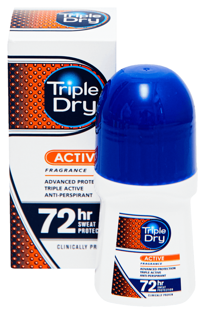 Triple Dry Mens Active Fragran Roll-On - Apteekki 360 Helsinki - Verkkoapteekki