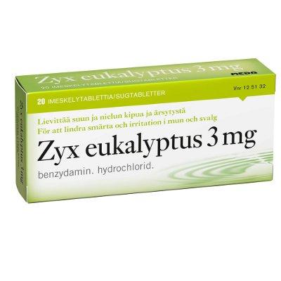Zyx Eukalyptus 2,68 Mg Imeskelytabl - Apteekki 360 Helsinki - Verkkoapteekki