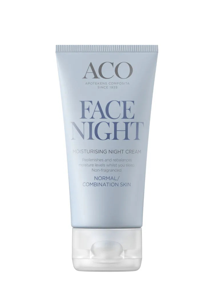 Aco Face Moisturising Night Cream - Apteekki 360 Helsinki - Verkkoapteekki