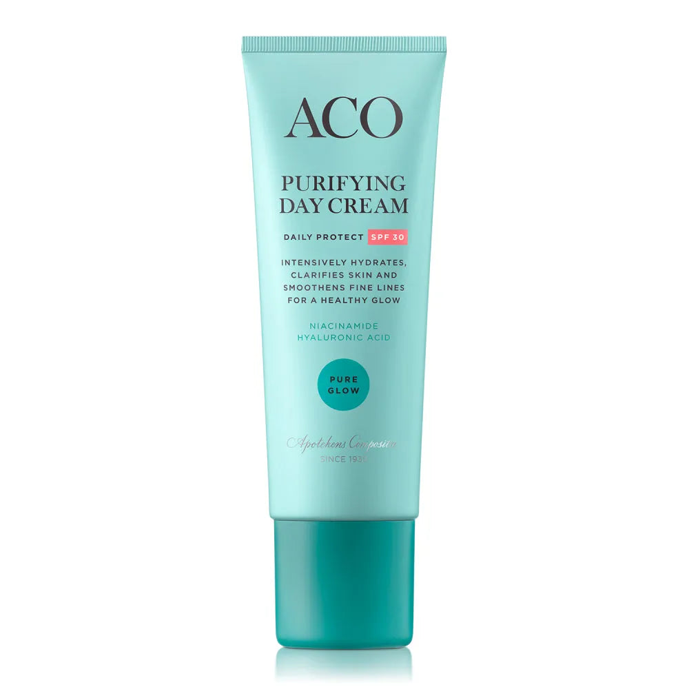 ACO Face Pure Glow Pyrifying Day Cream Spf 30 - Apteekki 360 Helsinki - Verkkoapteekki