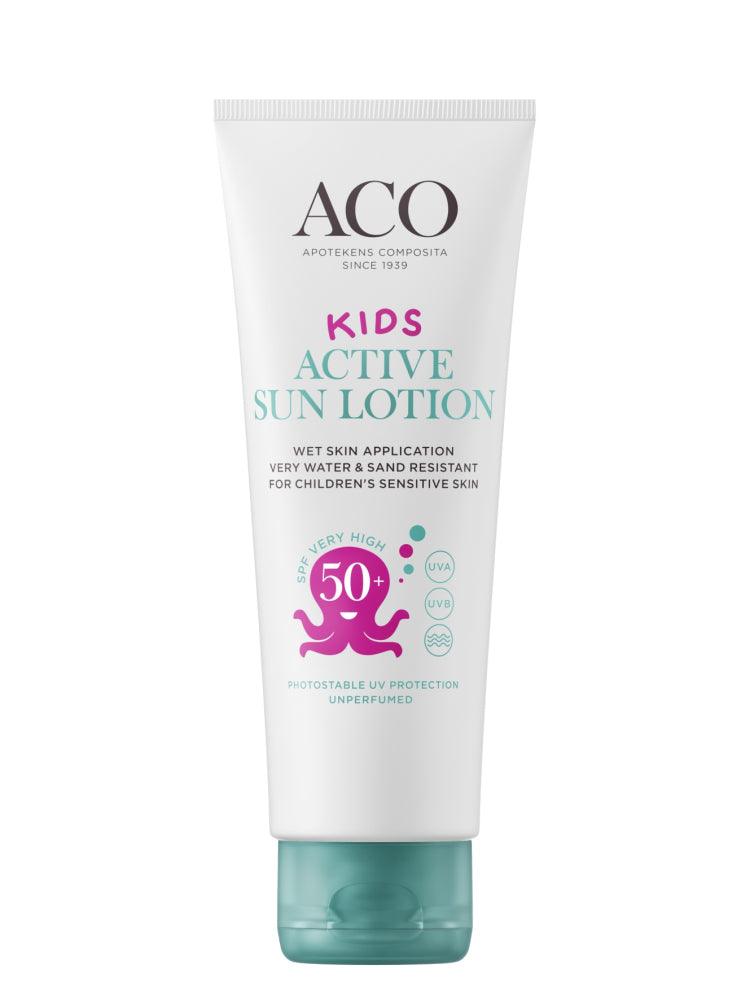 Aco Sun Kids Active Sun Lotion Spf 50+ - Apteekki 360 Helsinki - Verkkoapteekki