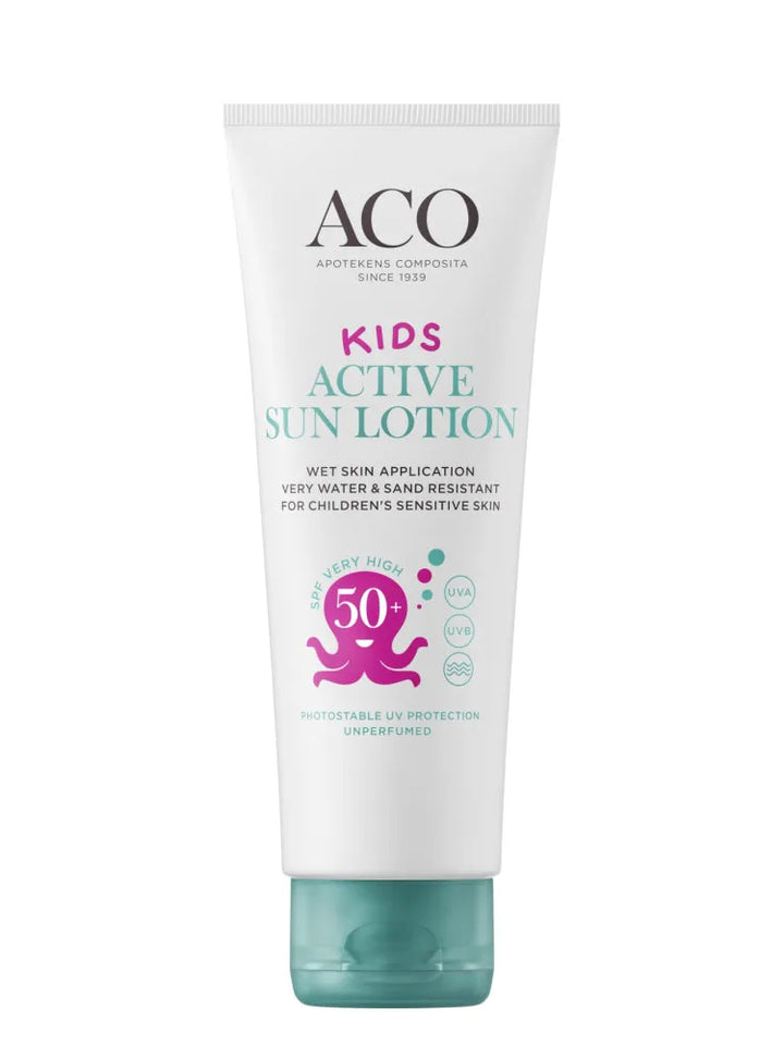 Aco Sun Kids Active Sun Lotion Spf 50+ - Apteekki 360 Helsinki - Verkkoapteekki