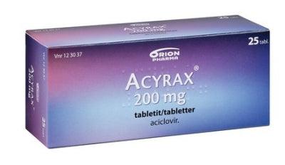 Acyrax 200 Mg Tabl - Apteekki 360 Helsinki - Verkkoapteekki